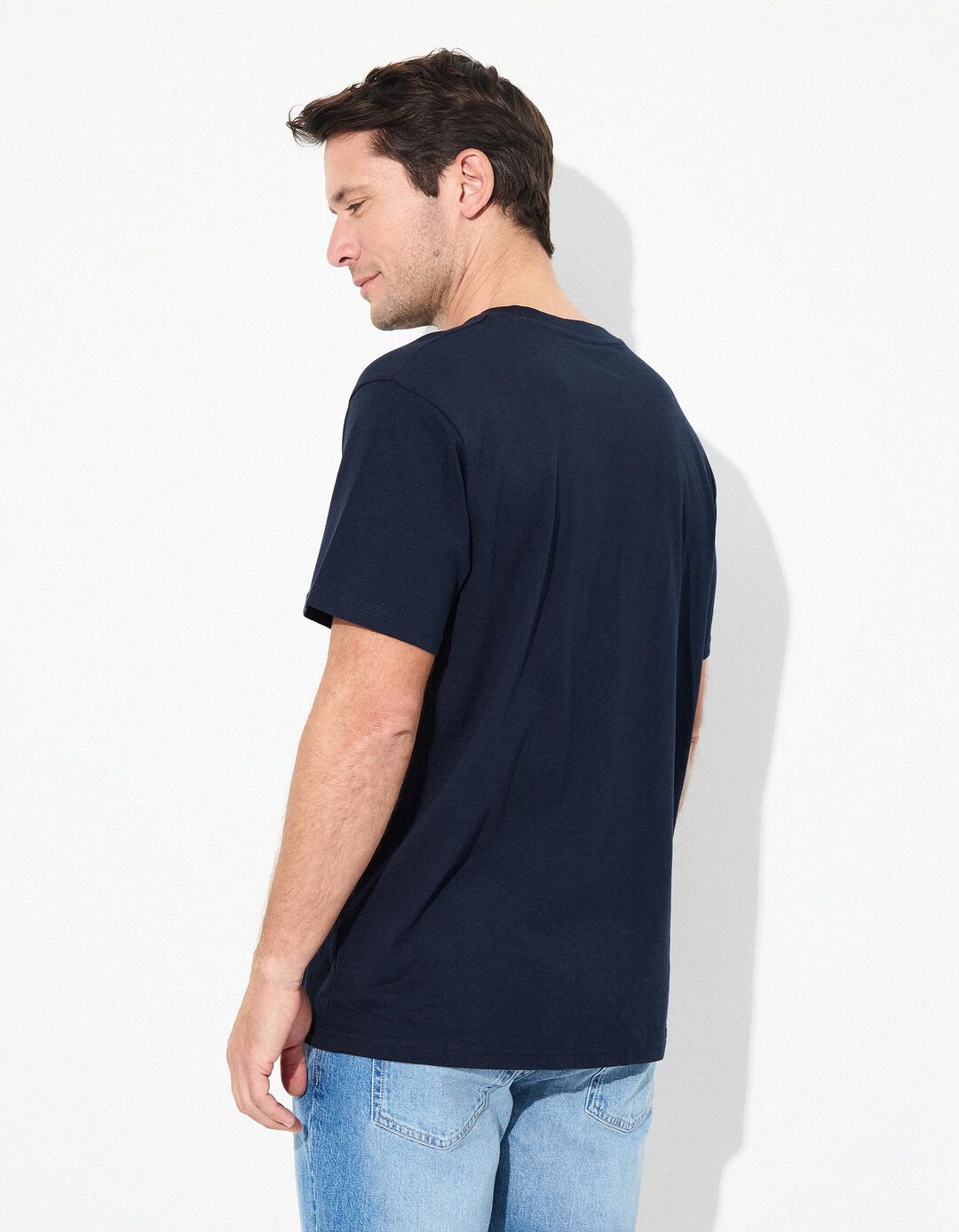 T-shirt 'Relaxed Fit', Homem, Azul Escuro 