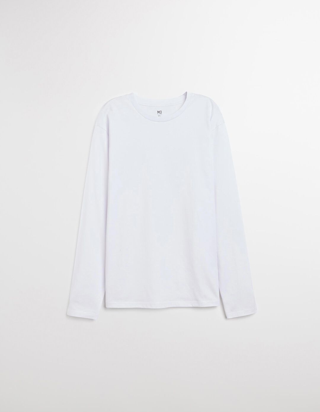 T-shirt de Manga Comprida, Homem, Branco