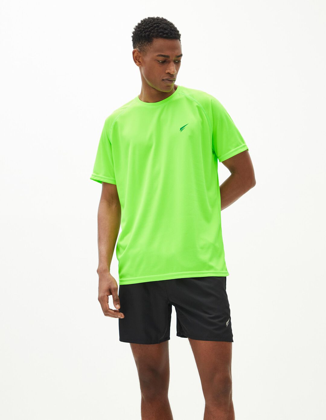 T-shirt de Desporto, Homem, Verde Claro