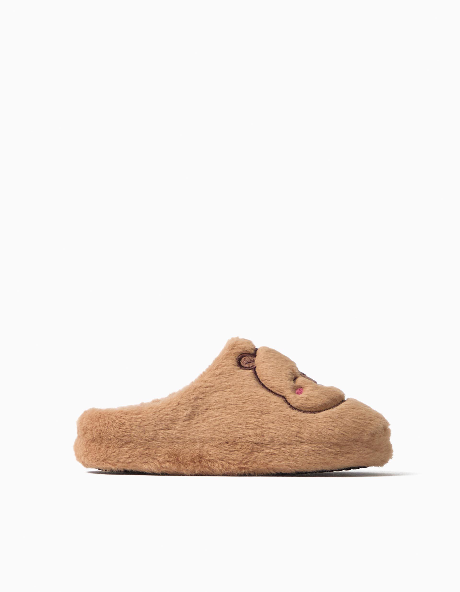 Comprar Online Pantufas 'Capibara' &copy;Capyfun, Menina, Castanho Claro