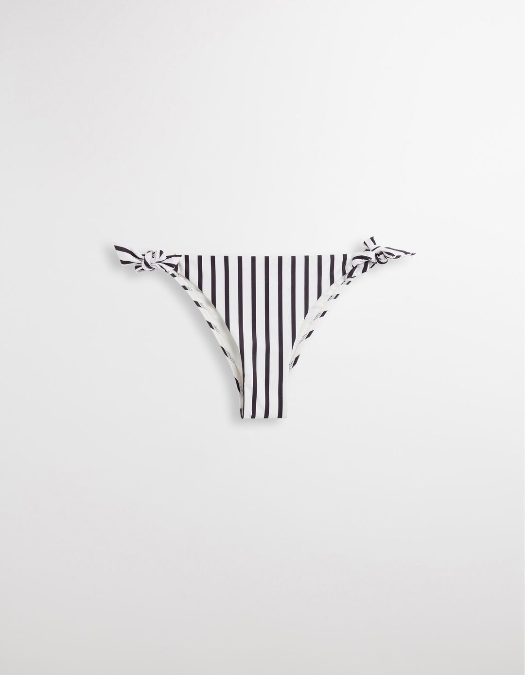 Cuecas de Biquíni Riscas, Mulher, Branco
