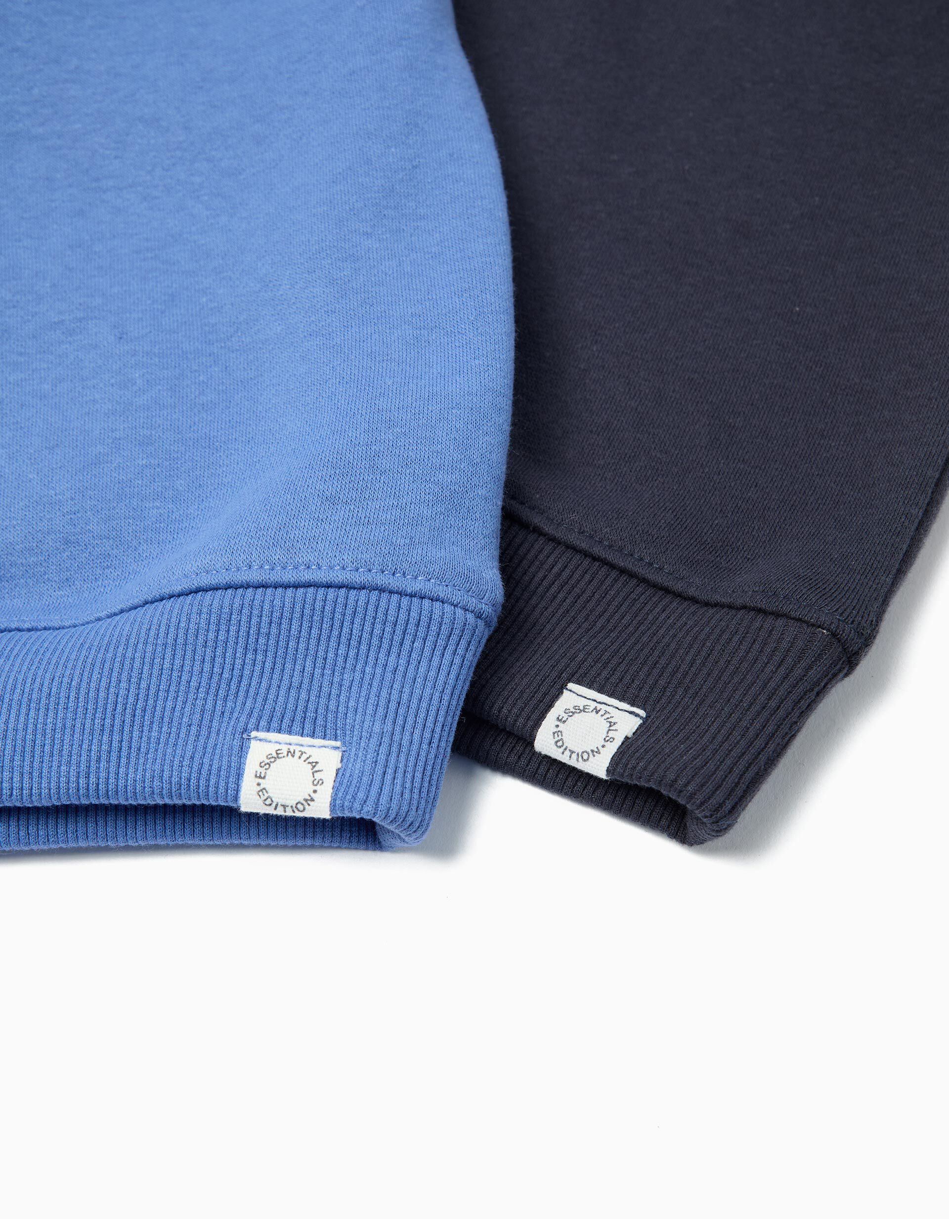 Comprar Online Pack 2 Sweatshirts de Felpa, Menino, Azul