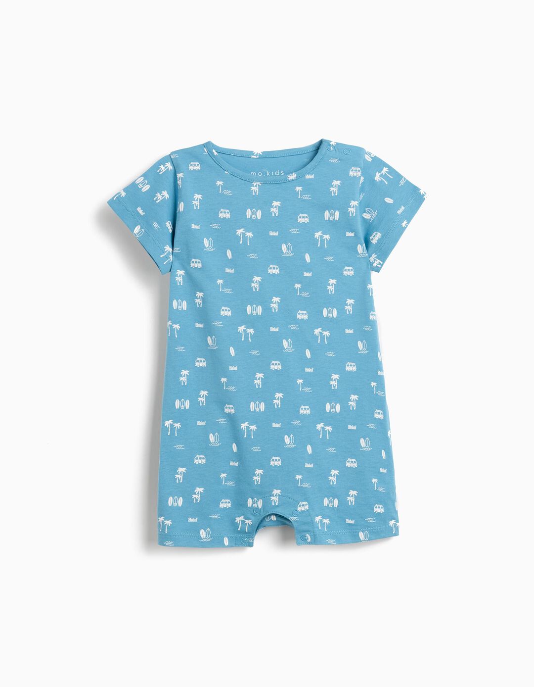 Pijama-Macacão, Menino, Azul Claro 