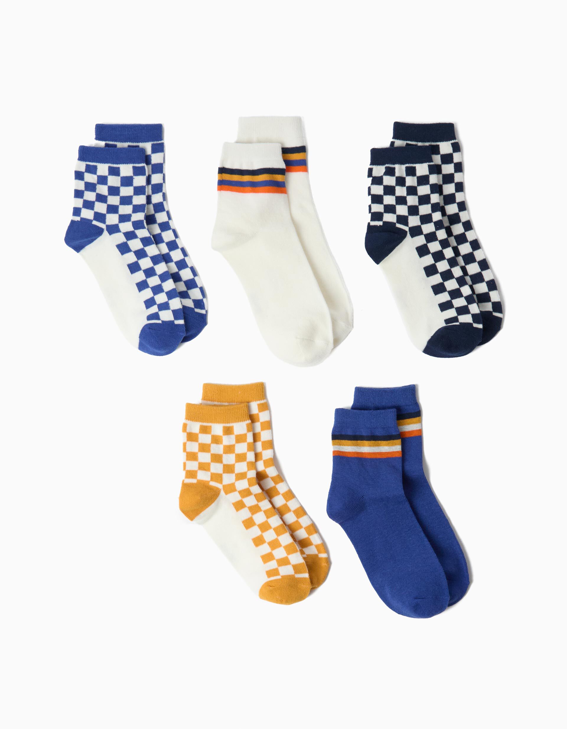 Comprar Online Pack 5 Pares De Meias, Menino, Multicolor