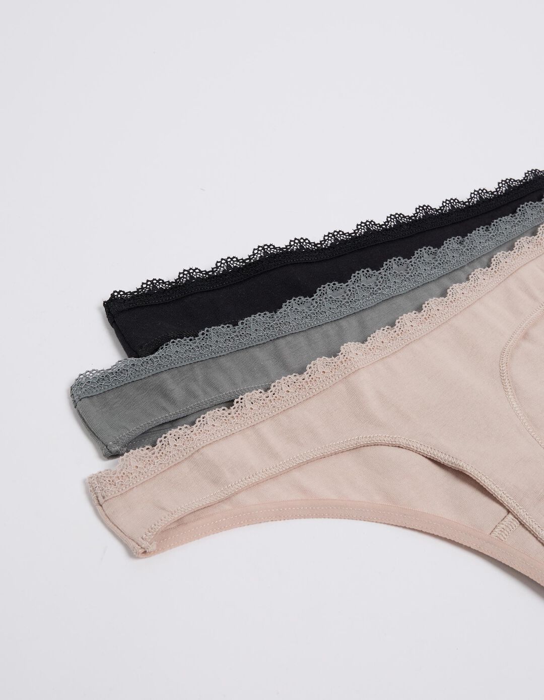 Pack 3 Cuecas Tanga, Mulher, Multicor