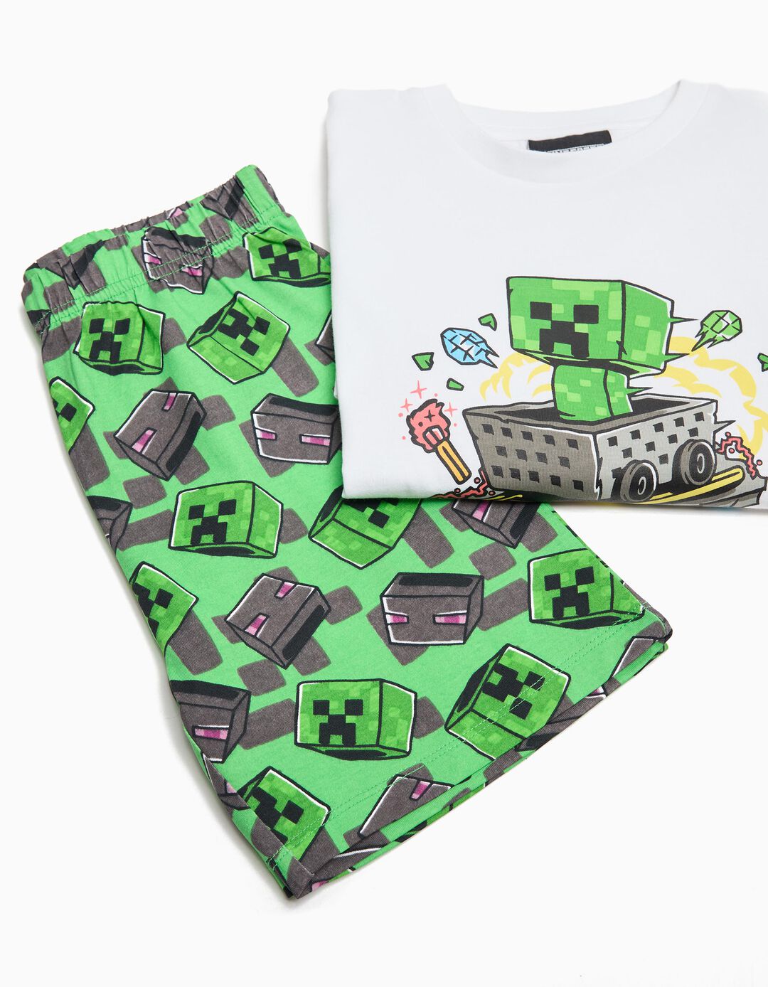 Pijama 'Minecraft', Menino, Branco
