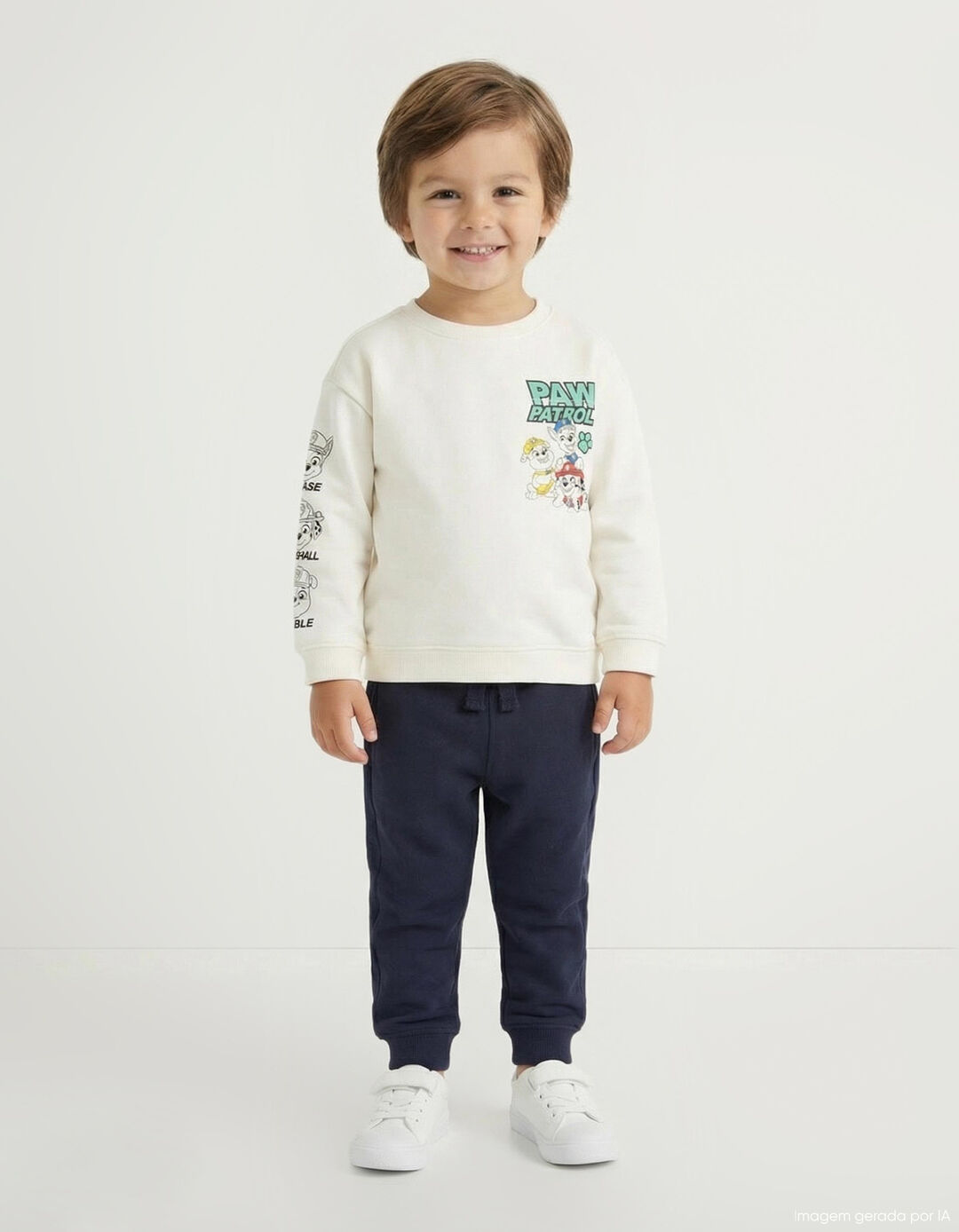 Sweatshirt de Felpa 'Paw Patrol', Menino, Branco