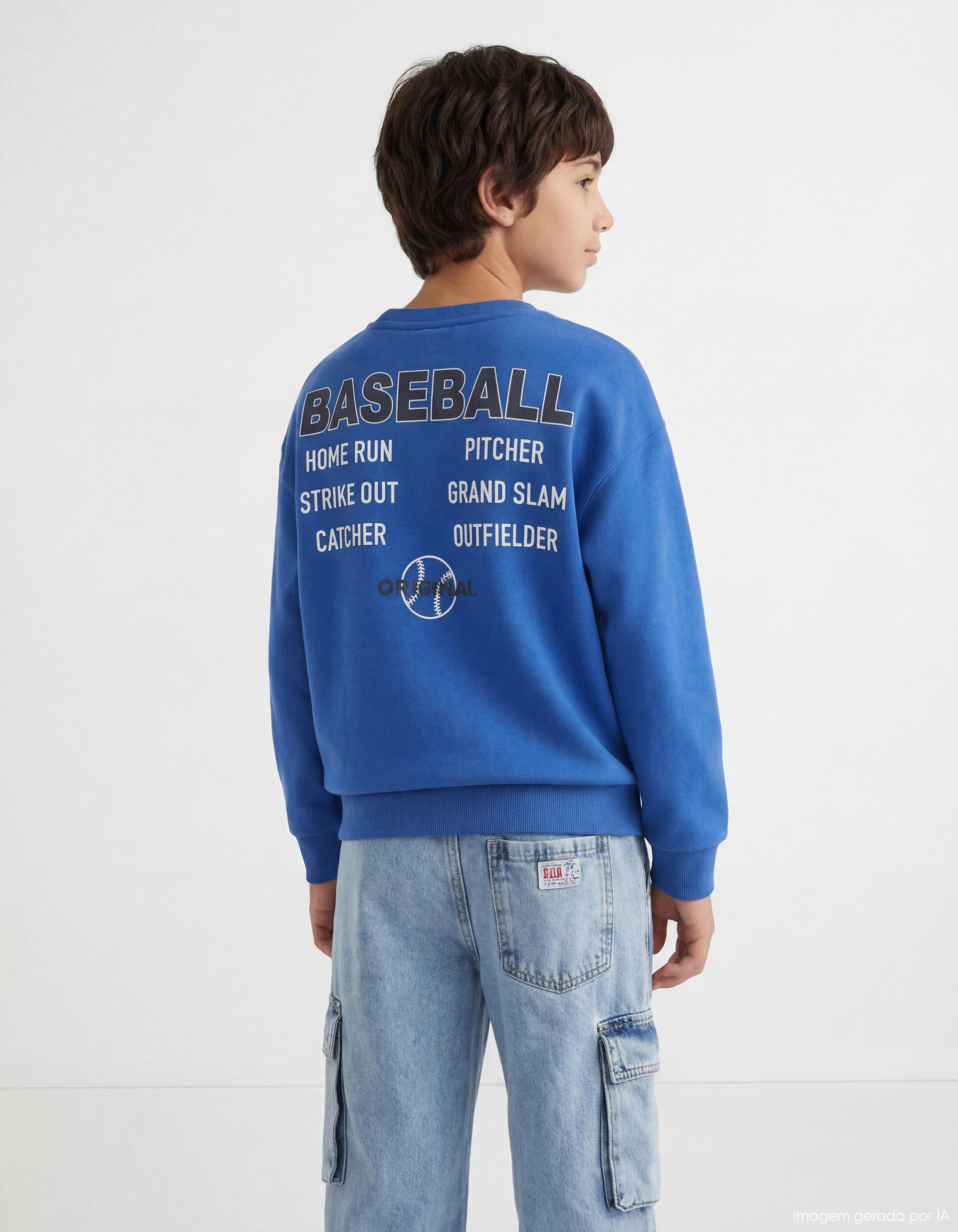 Comprar Online Sweatshirt de Felpa, Menino, Azul