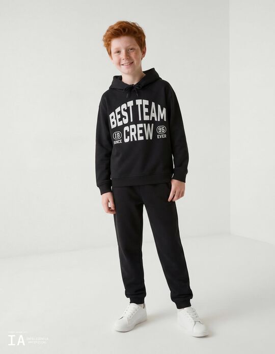 Comprar Online Conjunto de Jogging, Menino, Preto