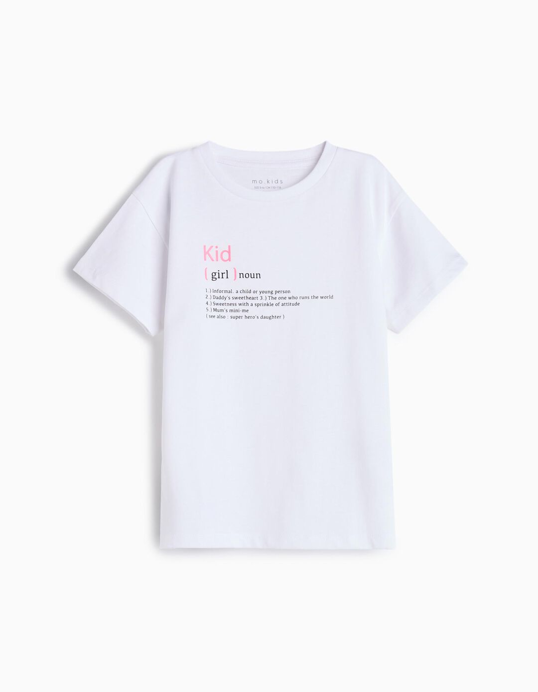 T-shirt 'Dia do Pai', Menina, Branco
