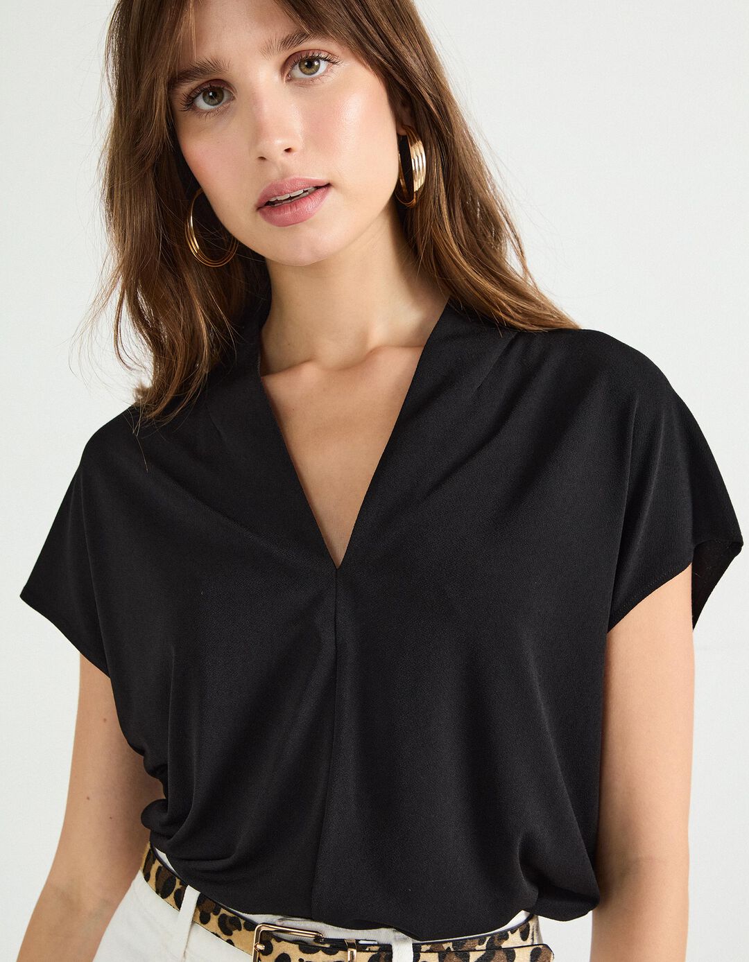 Blusa, Mulher, Preto