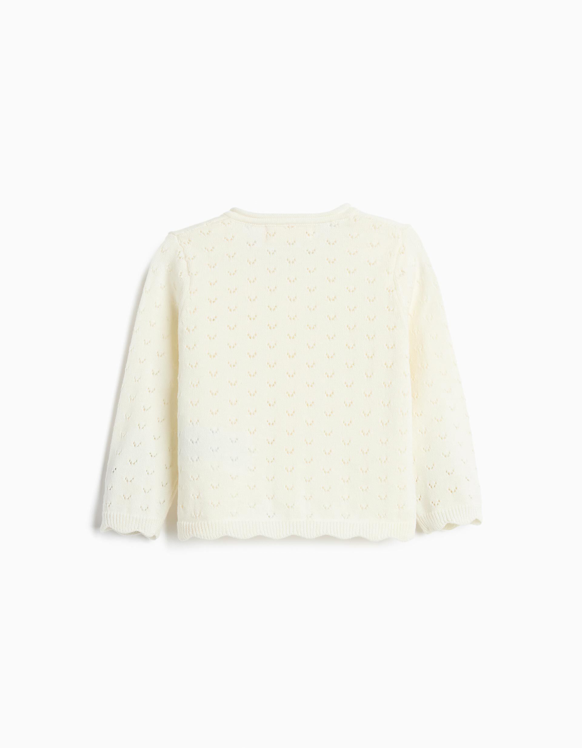 Comprar Online Casaco de Malha, Rec&eacute;m-Nascido, Branco