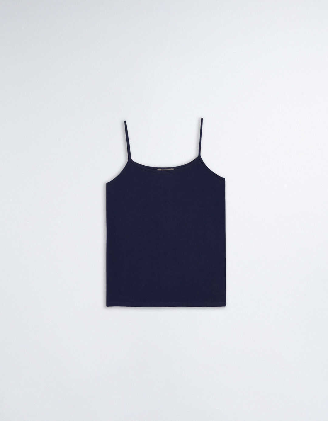 Top Básico, Mulher, Azul Escuro