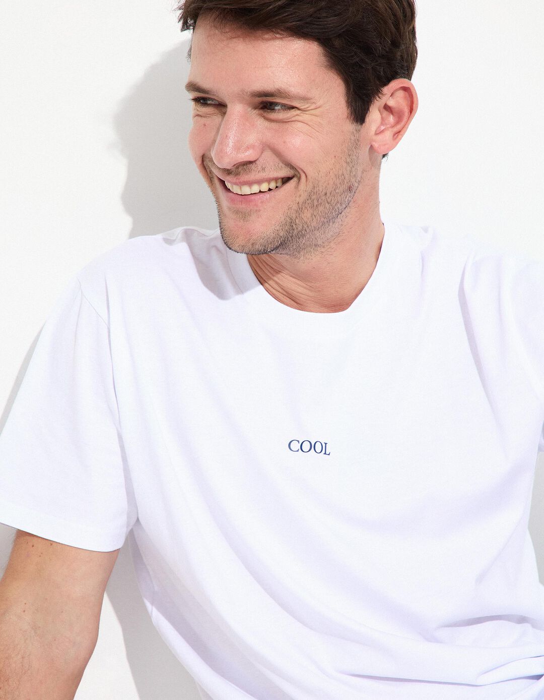 T-shirt 'Relaxed Fit', Homem, Branco 