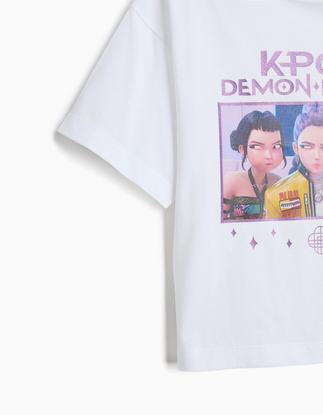 T-shirt 'K-Pop Demon Hunters', Menina, Branco