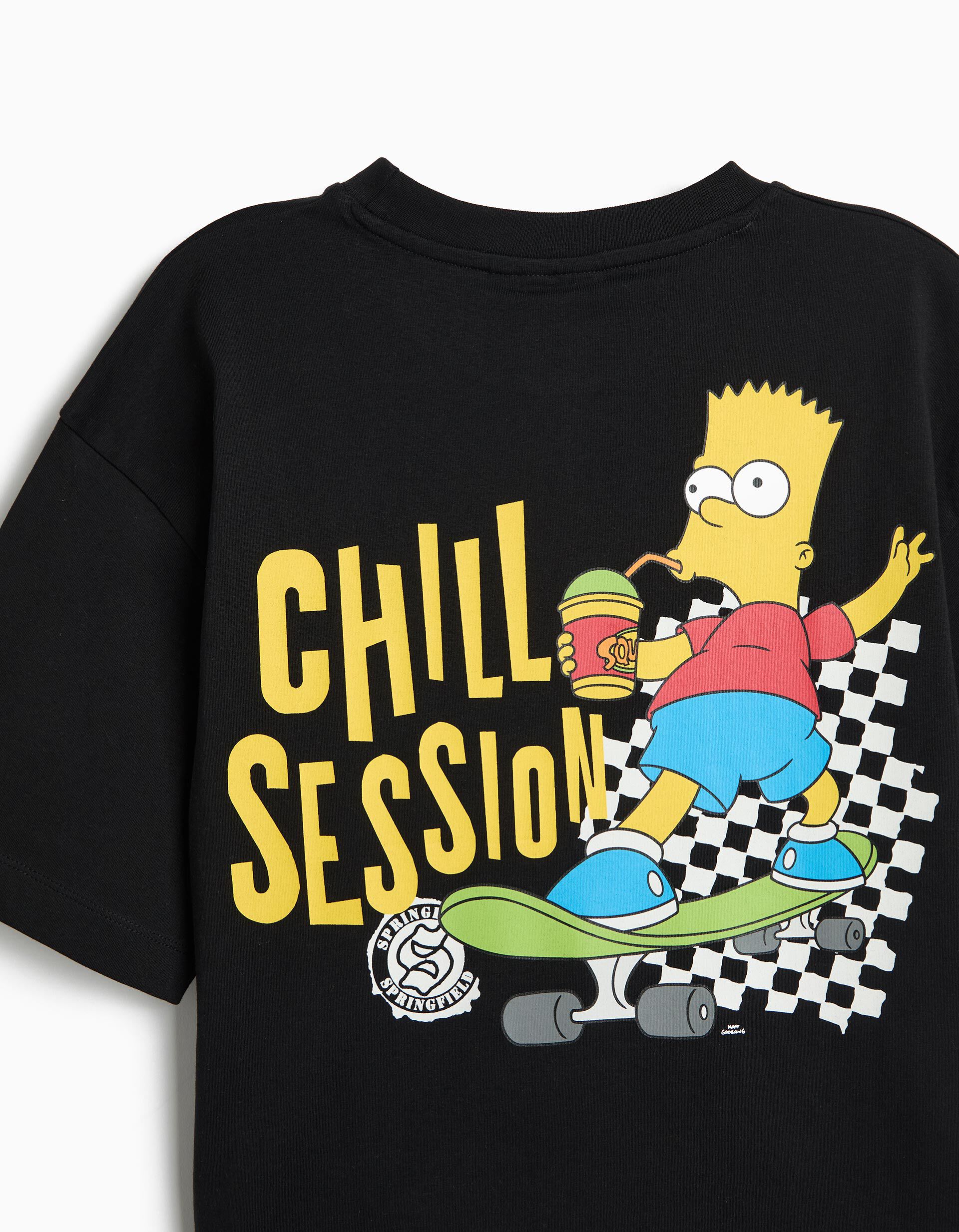 Comprar Online T-shirt 'Bart' Simpsons, Menino, Preto