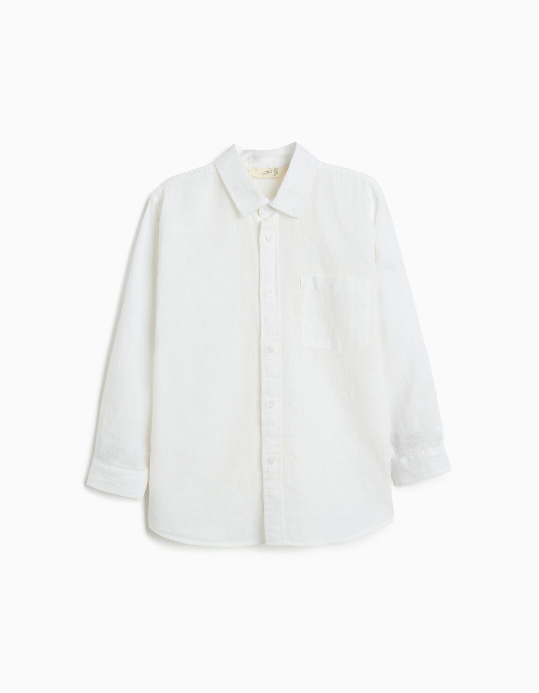 Camisa 'Relaxed Fit', Menino, Branco