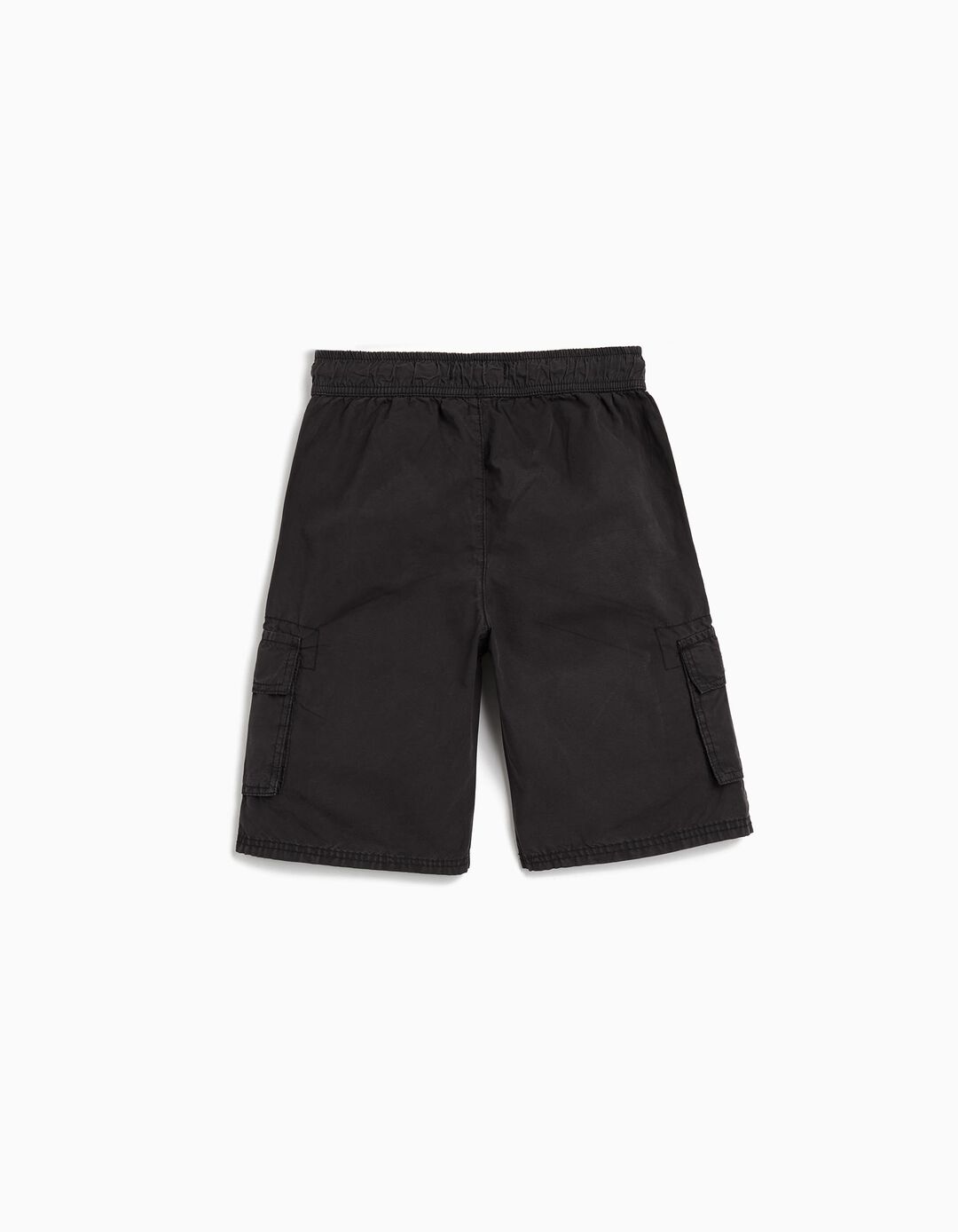 Calções Cargo, Menino, Preto
