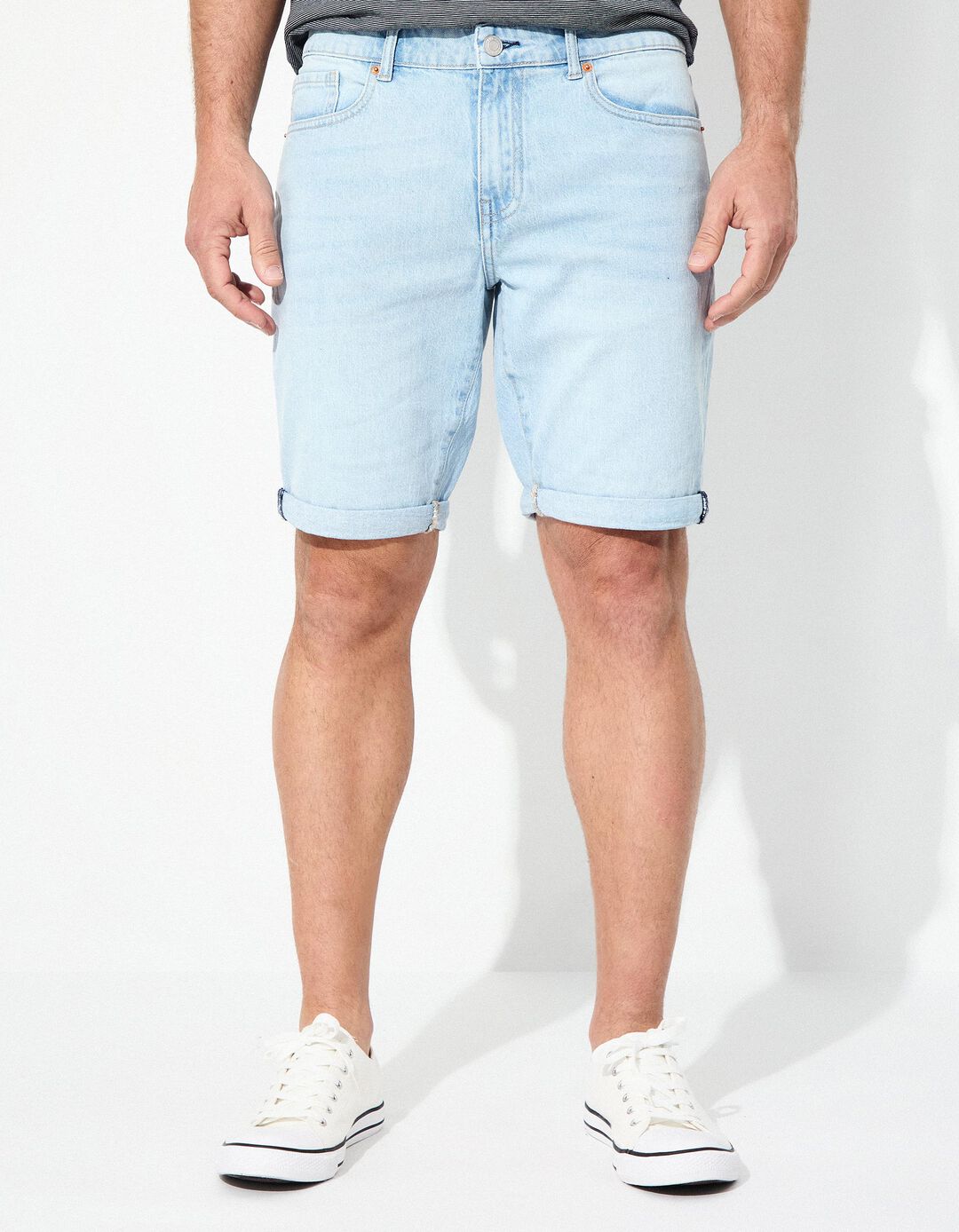Calções de Ganga 'Slim fit', Homem, Azul Claro 