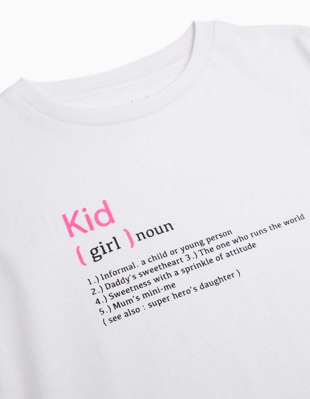 T-shirt 'Dia do Pai', Menina, Branco