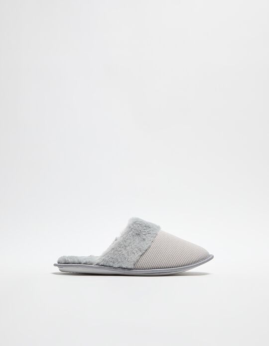 Comprar Online Chinelos de Quarto, Mulher, Cinzento