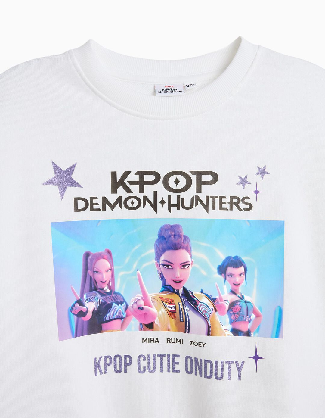 Sweatshirt 'K-Pop Demon Hunters', Menina, Branco