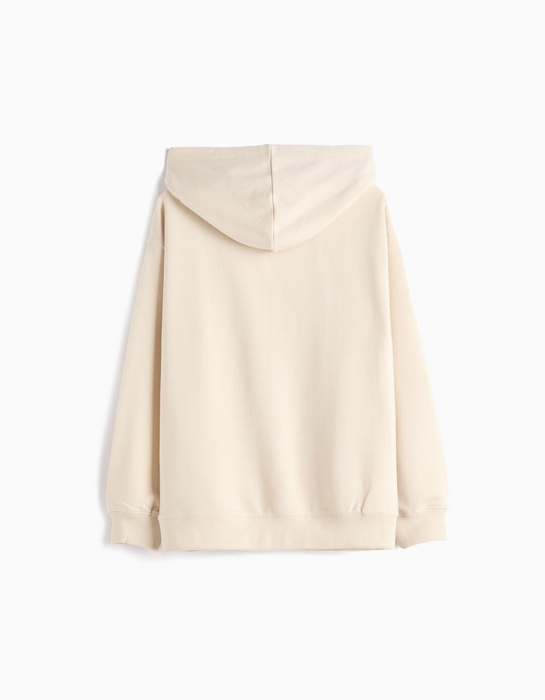 Sweatshirt de Felpa Capuz, Menino, Bege Claro