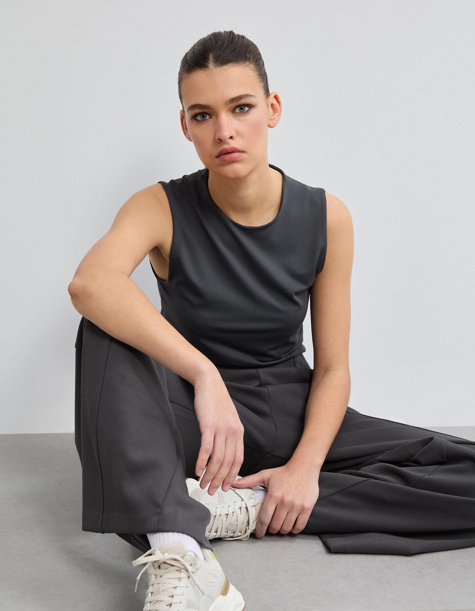 Comprar Online Top, Mulher, Cinzento