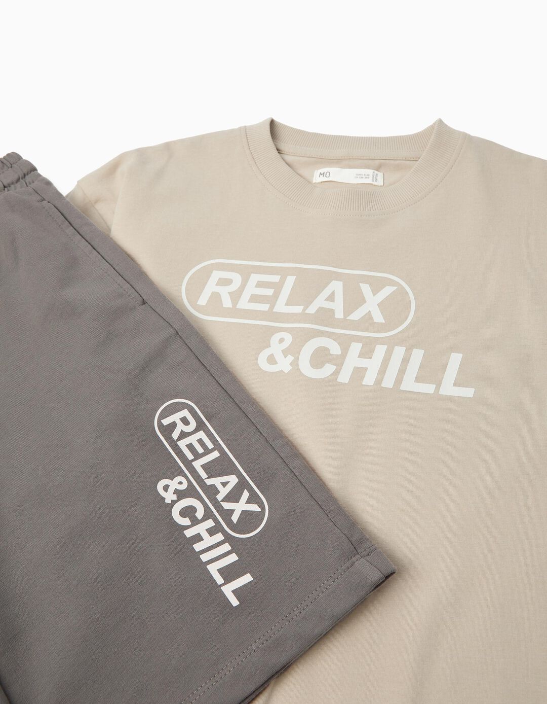 Conjunto T-shirt e Cal&ccedil;&otilde;es, Menino, Cinzento