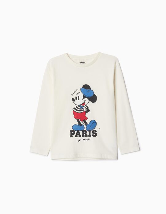 Comprar Online T-shirt de Manga Comprida 'Disney', Bebé Menino, Branco