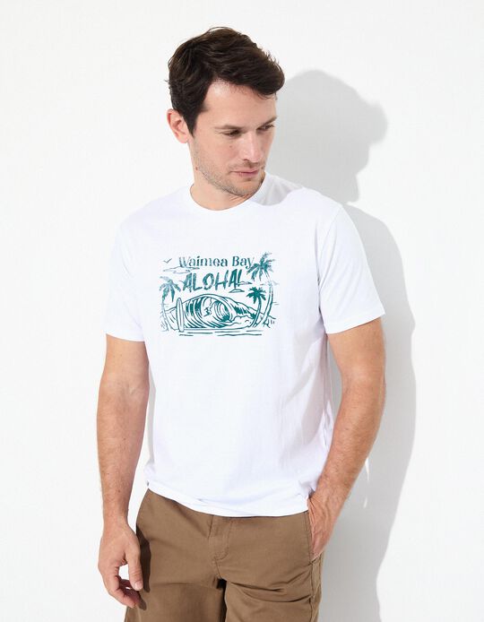 Comprar Online T-shirt Jersey, Homem, Branco