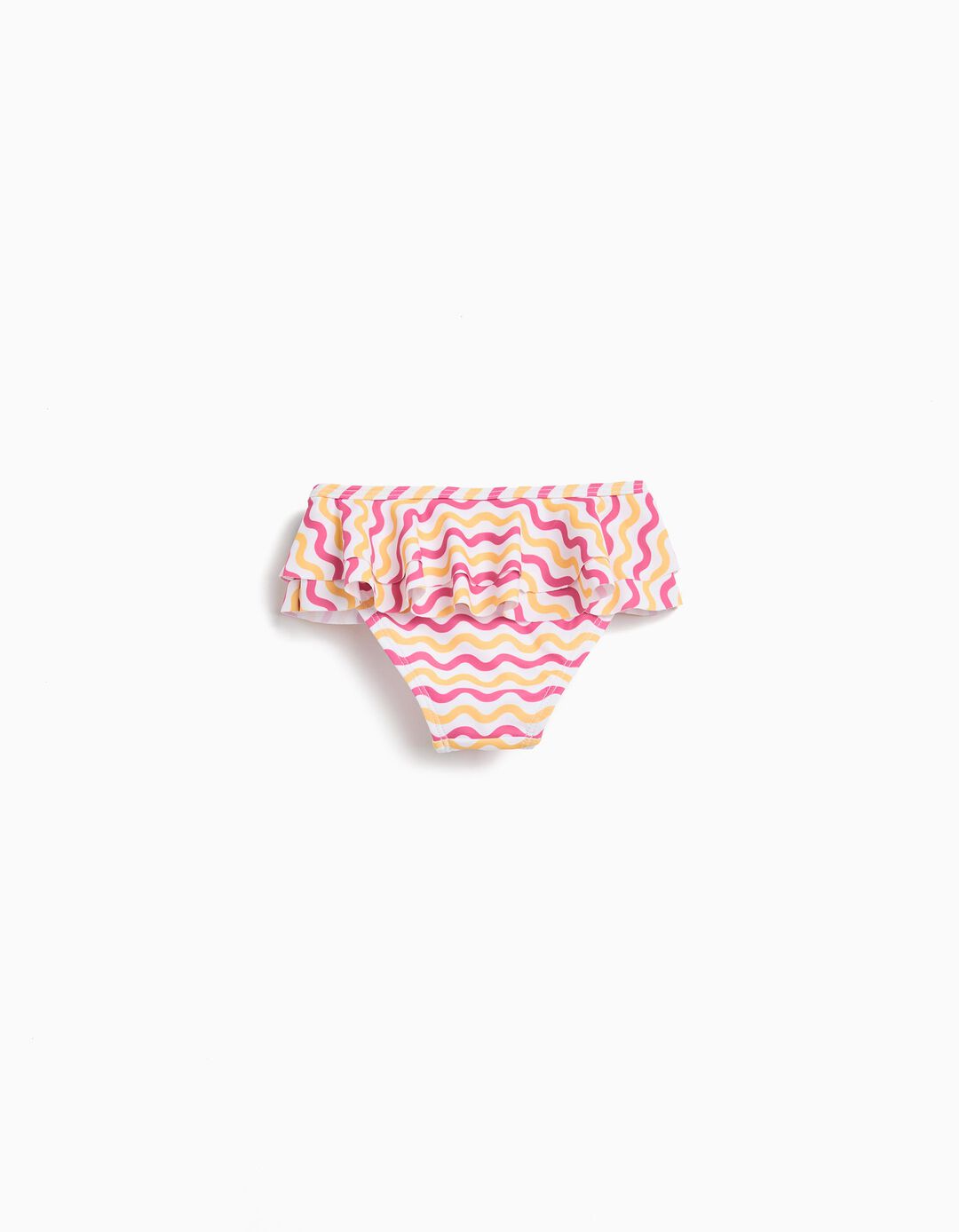 Cuecas de Banho Folhos, Menina, Branco