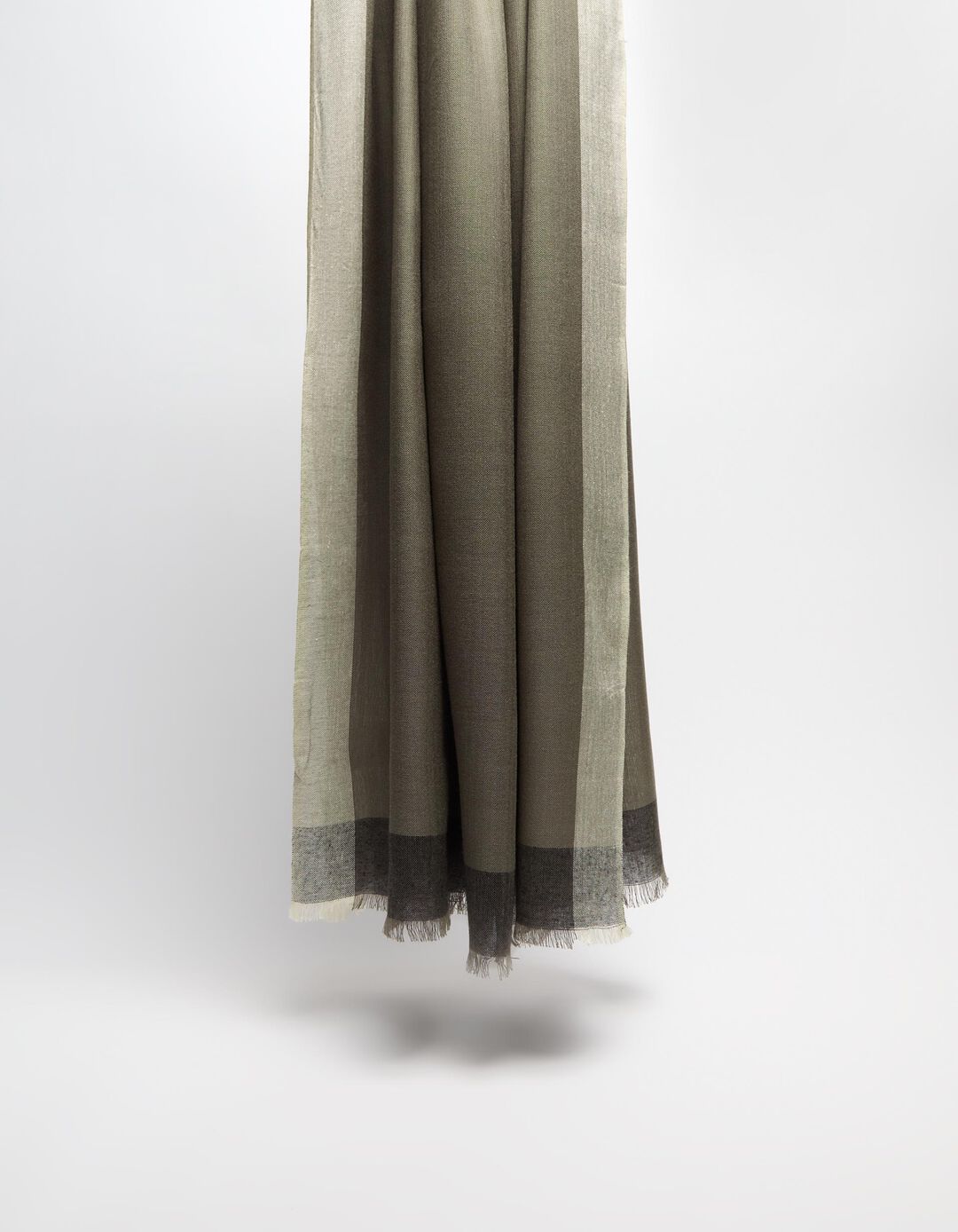 Lenço Riscas, Mulher, Verde Escuro