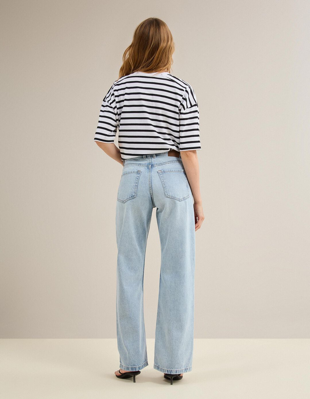 Cal&ccedil;as De Ganga 'Wide Leg', Mulher, Azul Claro