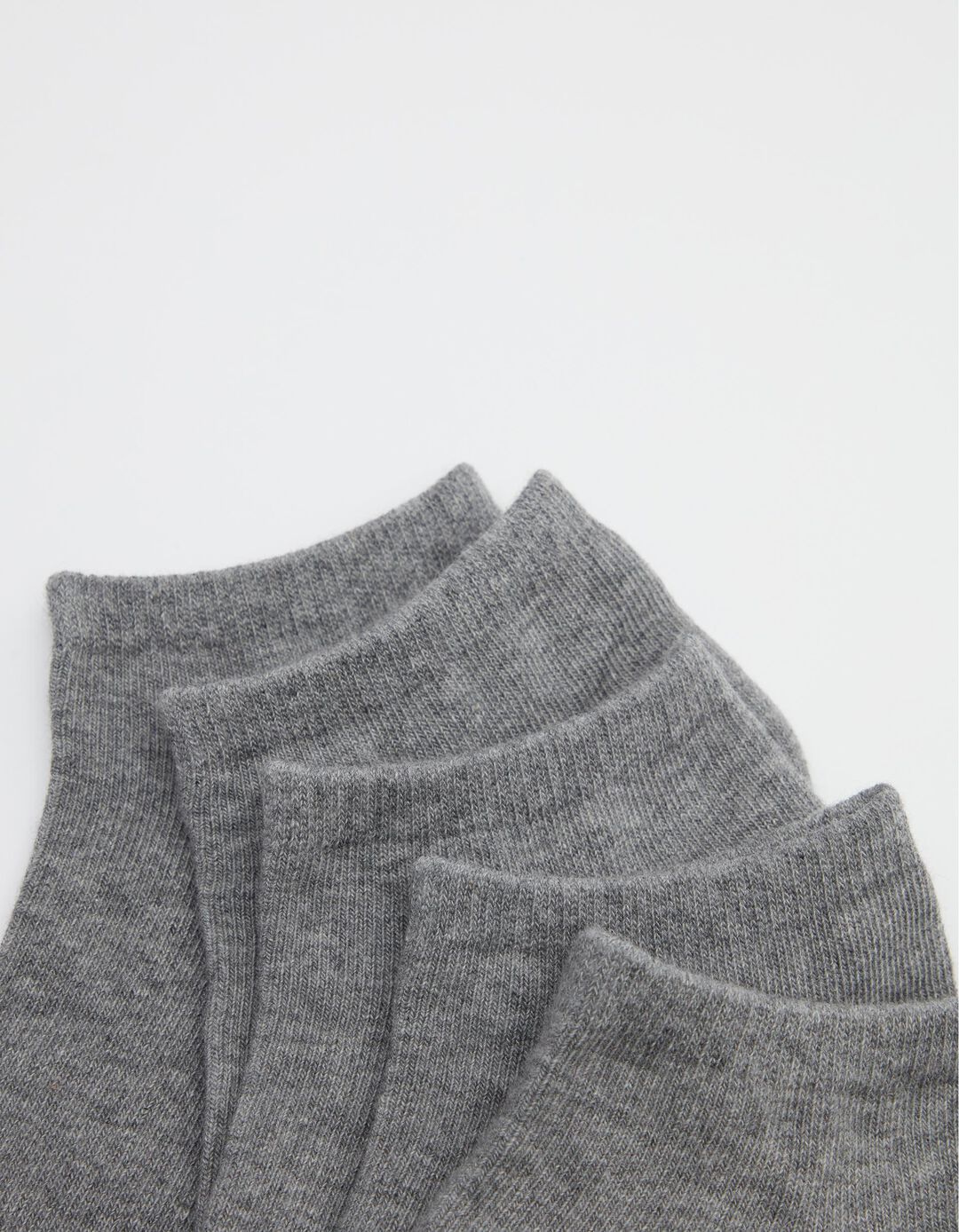 Pack 5 Pares de Meias Invisíveis, Homem, Cinzento Claro