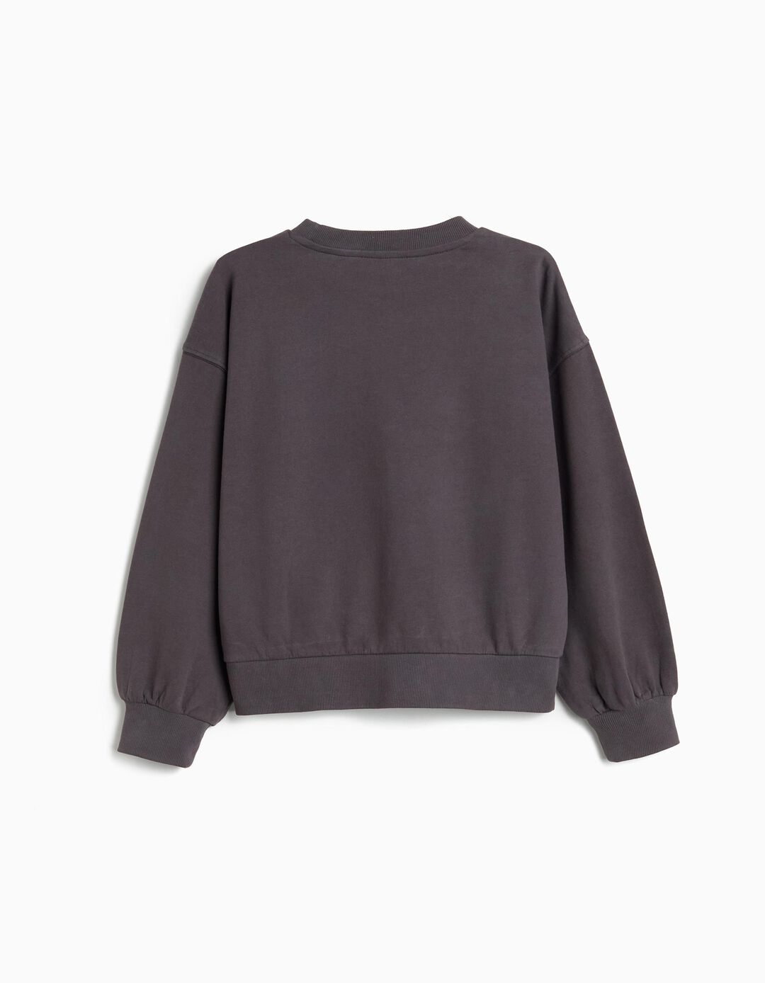 Sweatshirt, Menina, Cinzento Escuro