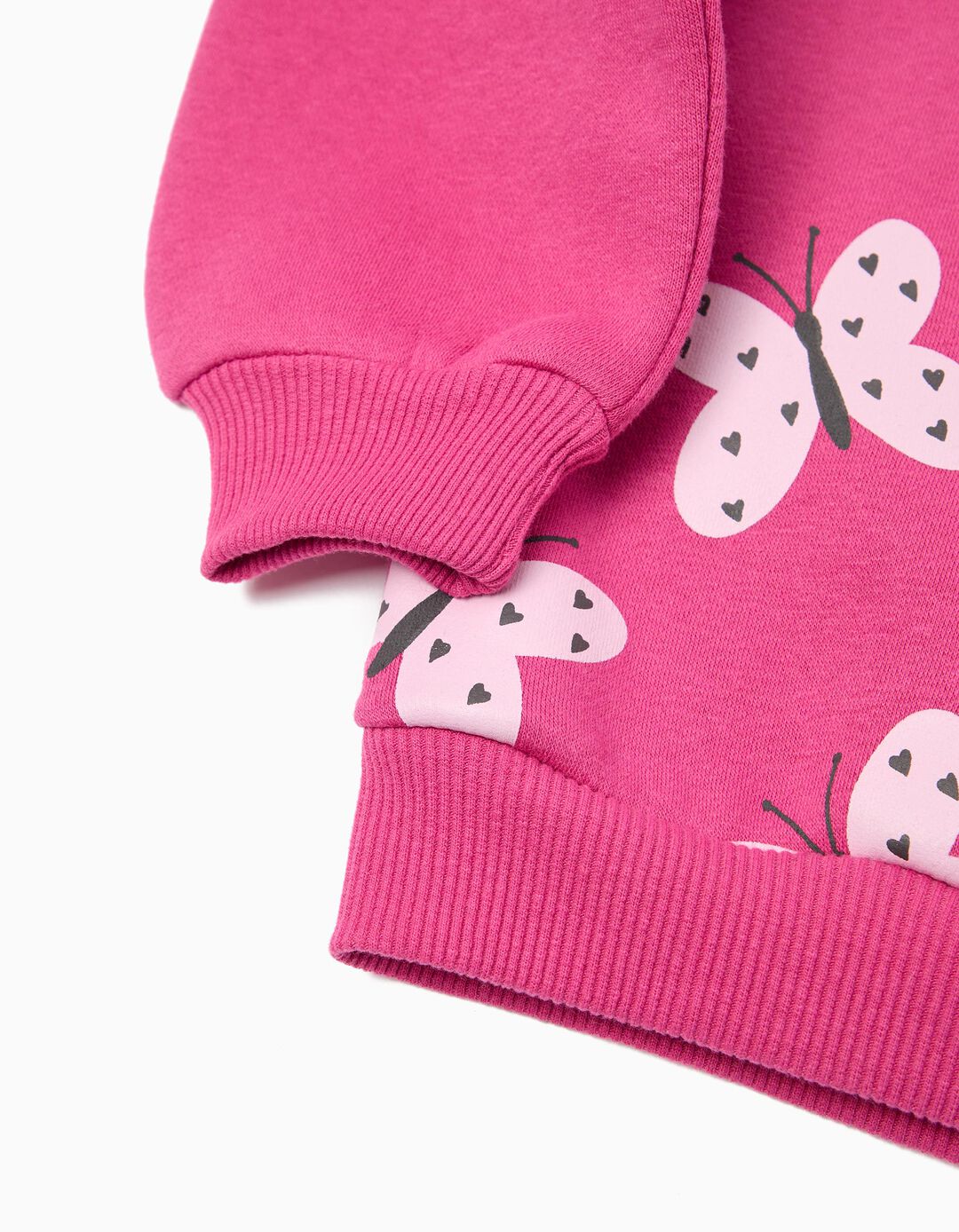 Sweatshirt, Menina, Rosa Escuro