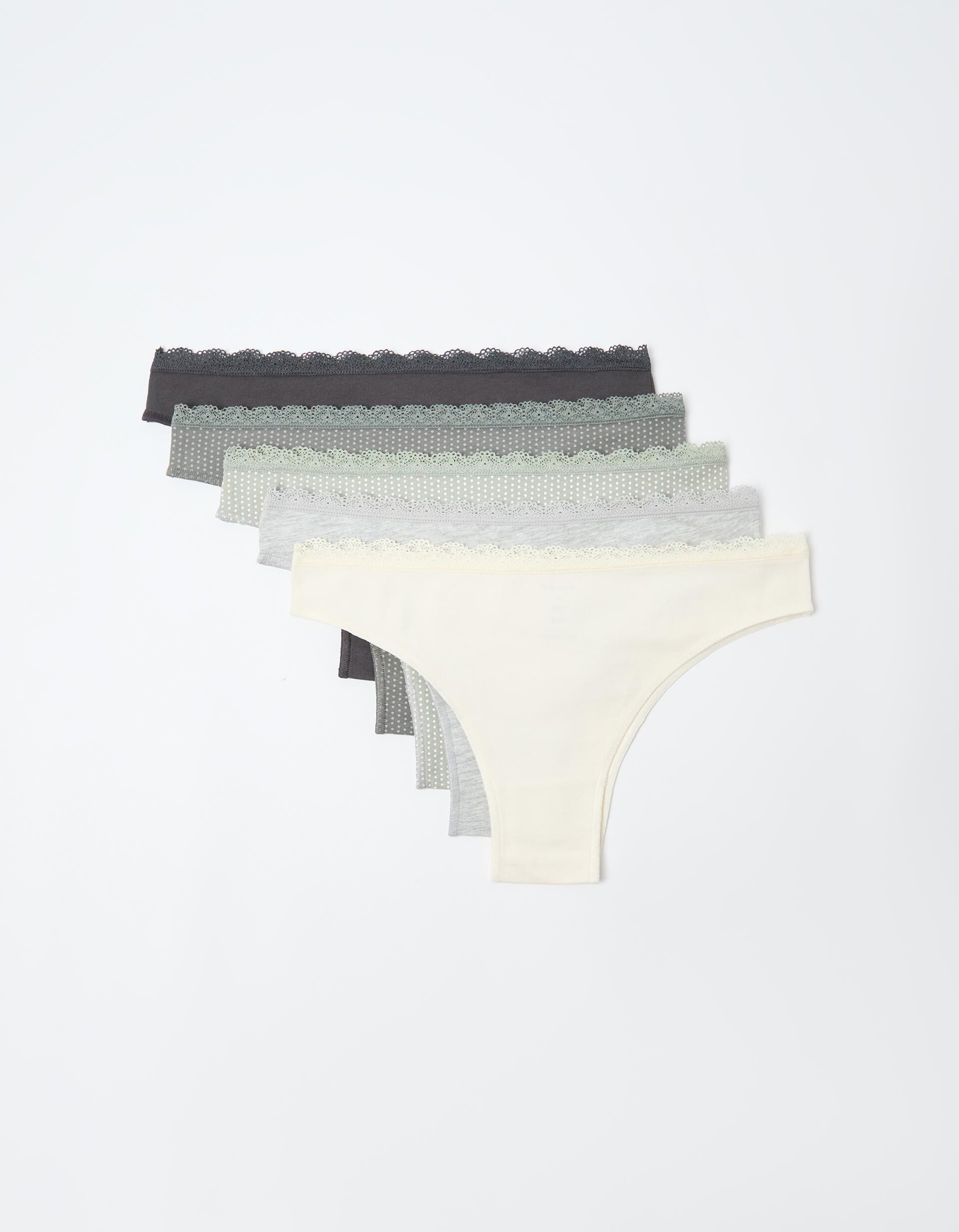 Comprar Online Pack 5 Cuecas Brasileiras, Mulher, Verde