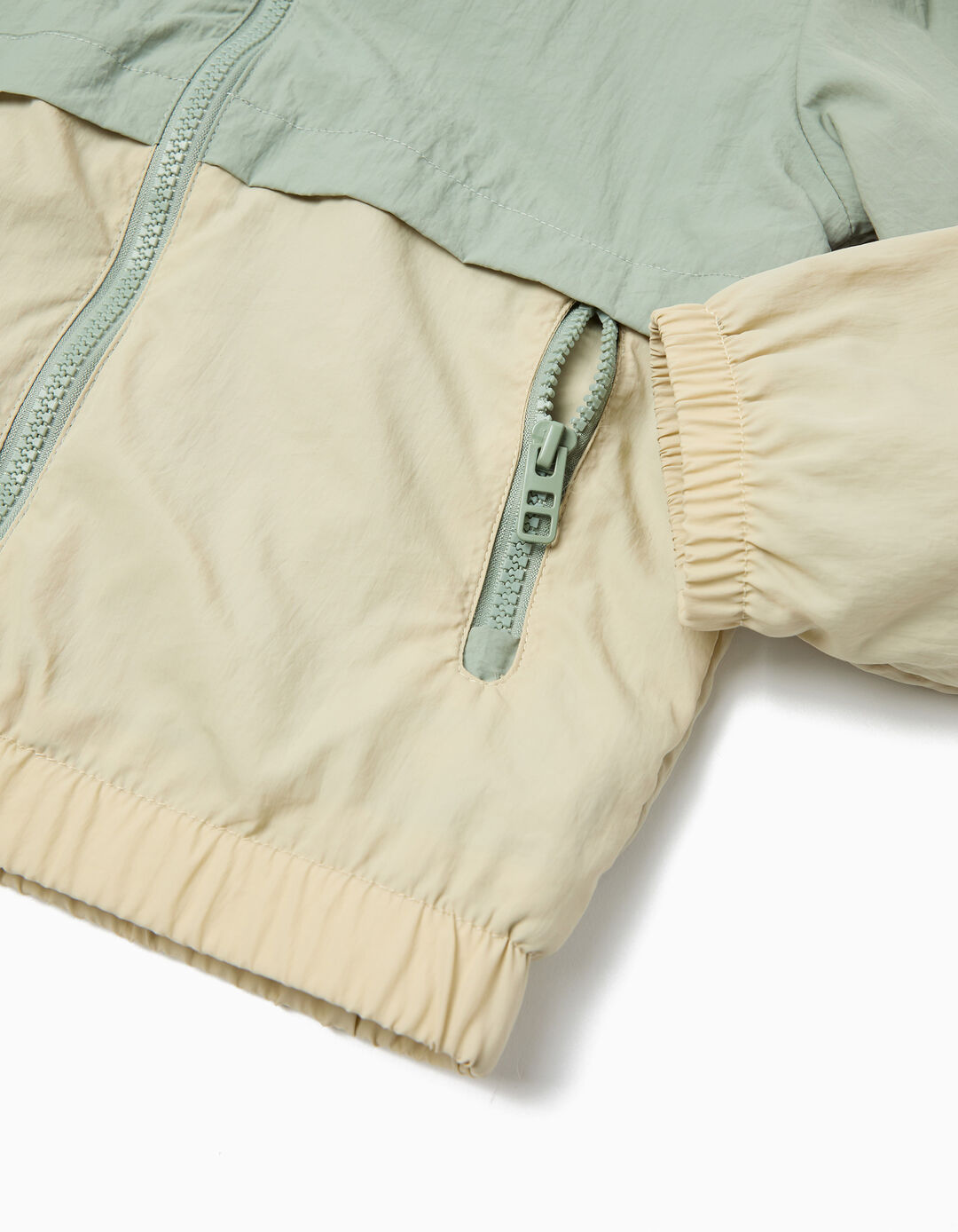 Parka com Capuz, Menino, Verde Claro