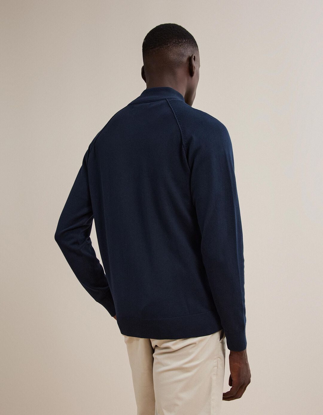 Camisola De Malha, Homem, Azul Escuro