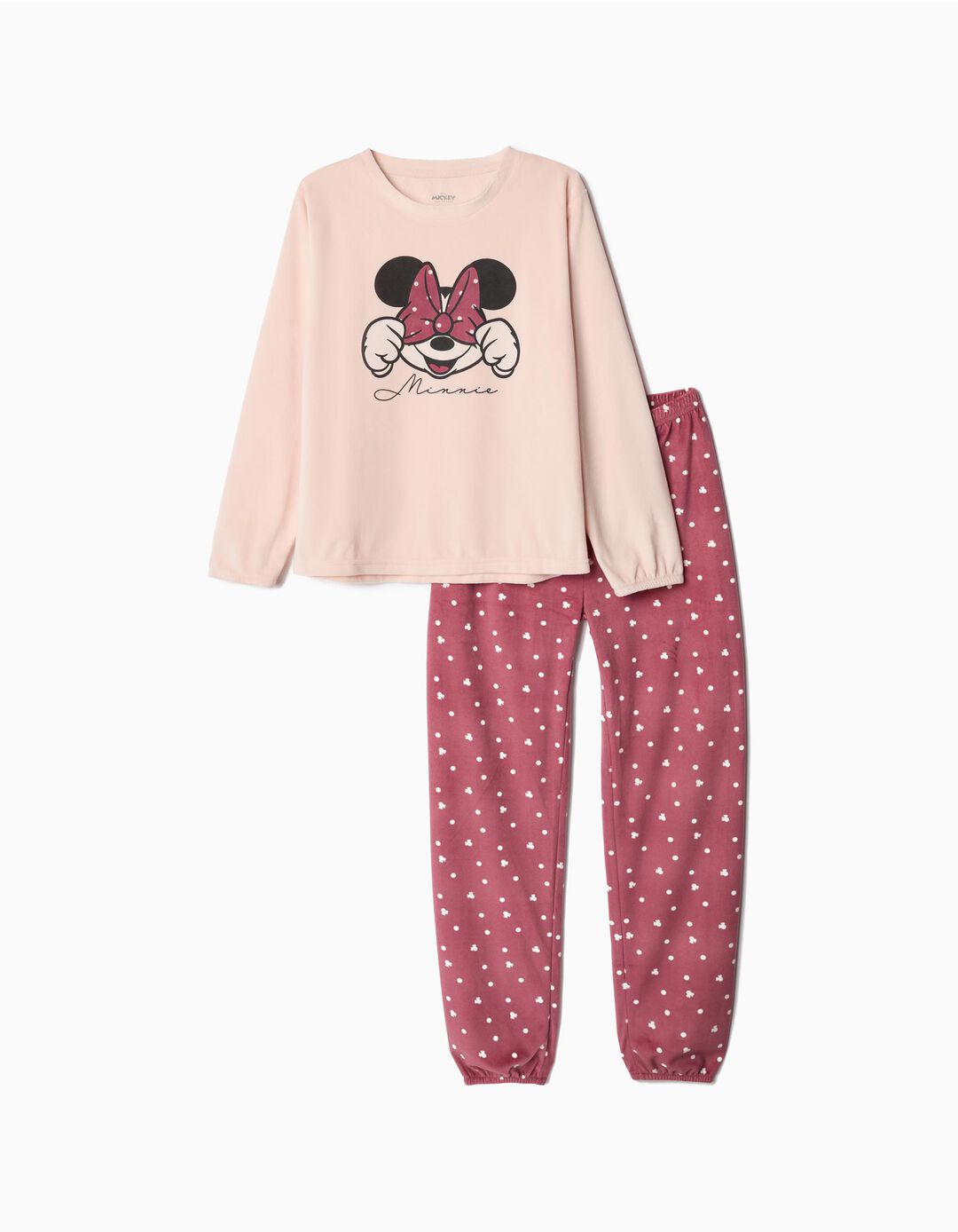 Pijama de Veludo 'Disney', Criança, Rosa Claro