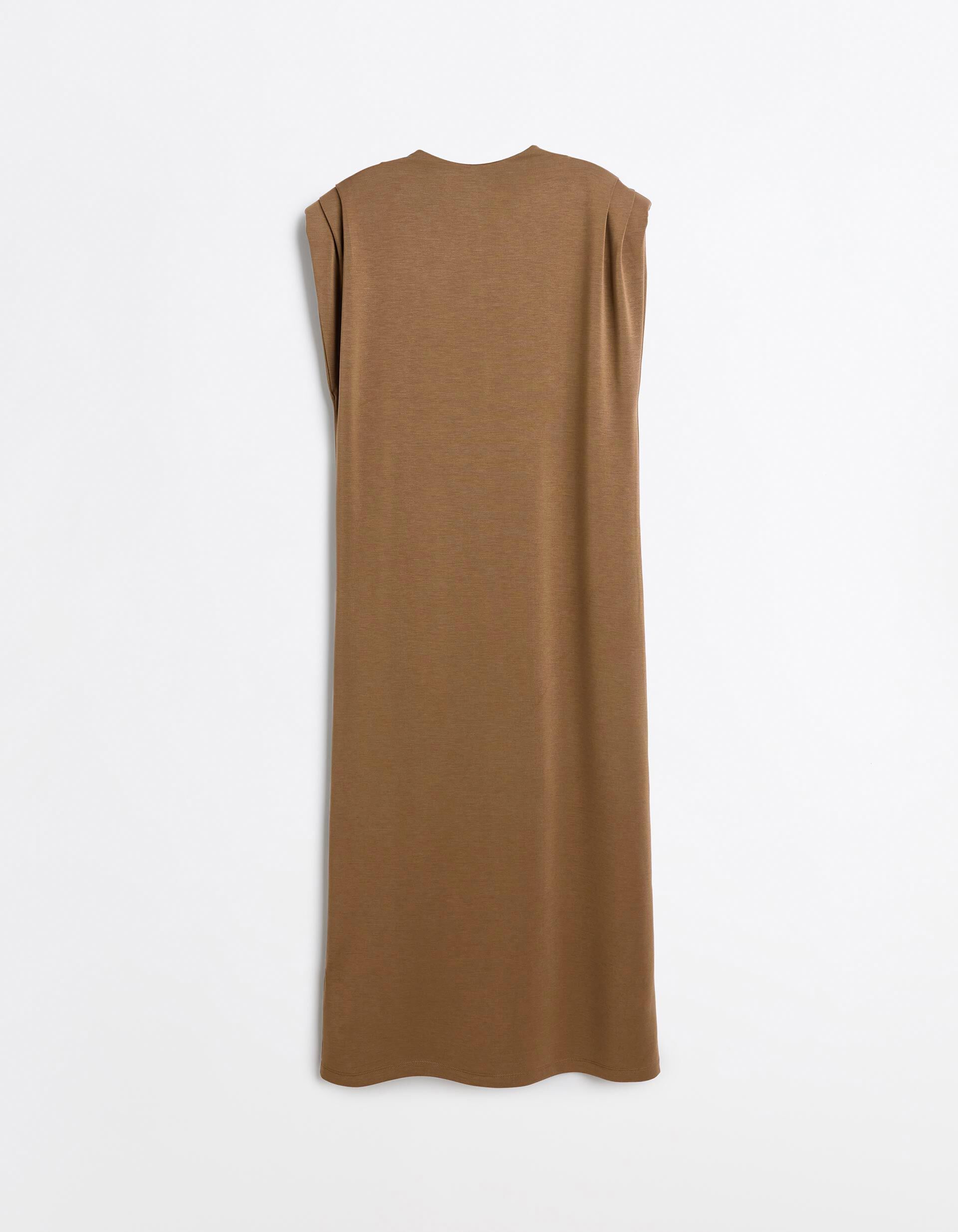 Comprar Online Vestido Comprido, Mulher, Bege 