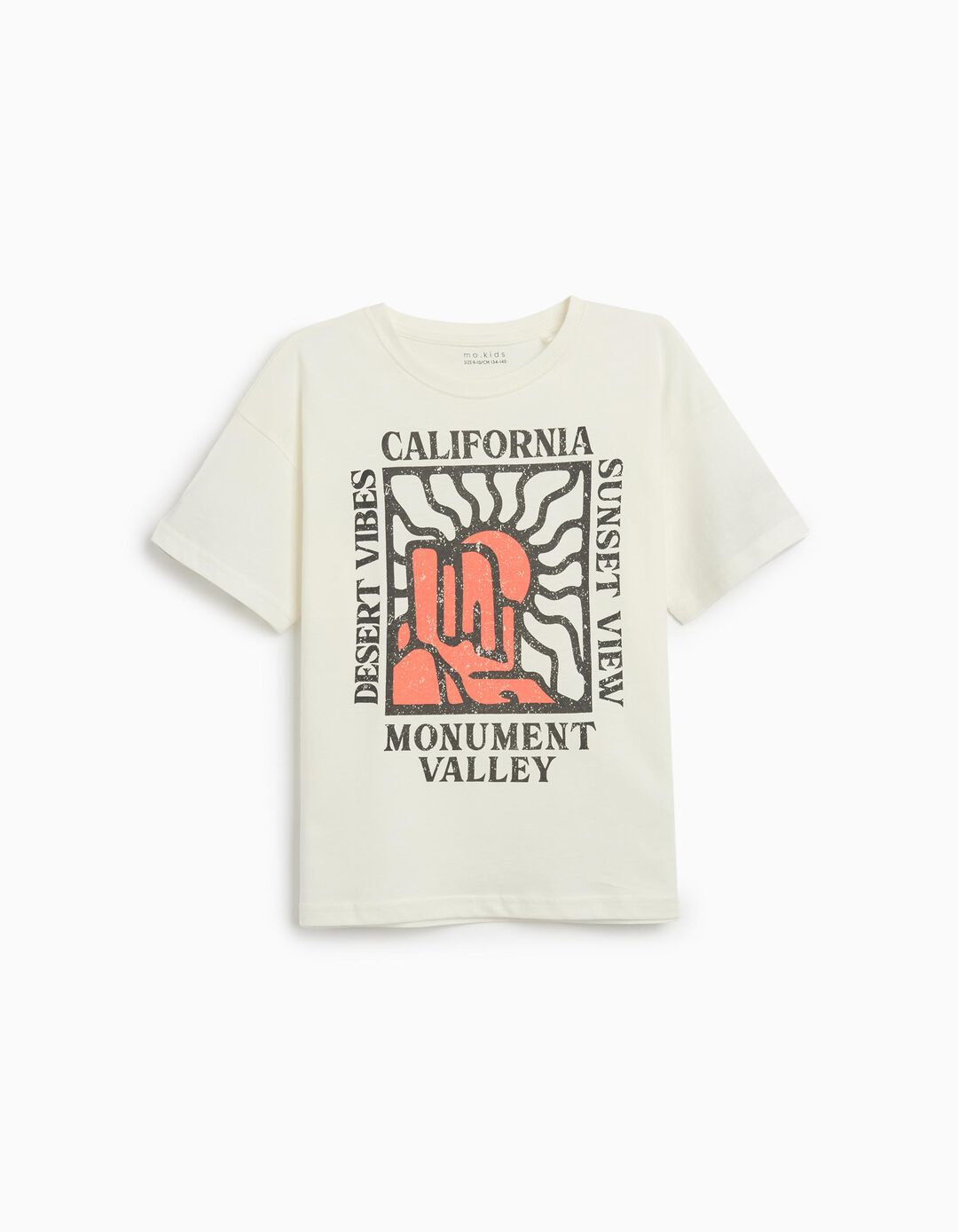 T-shirt Print, Menino, Branco