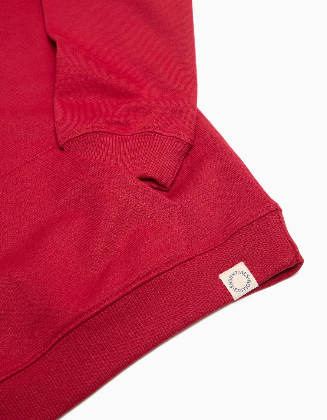 Sweatshirt com Capuz, Menino, Vermelho Escuro