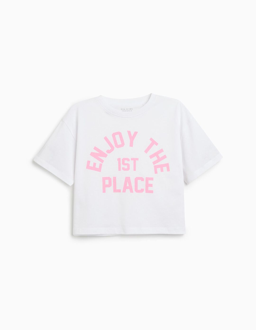 T-shirt Print, Menina, Branco 