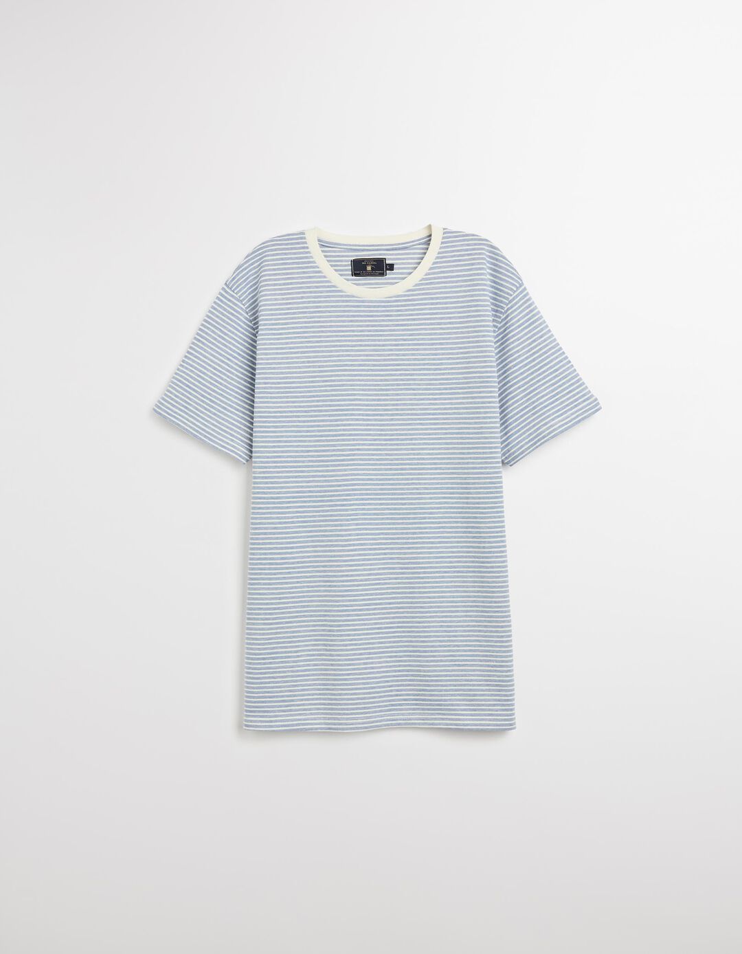T-shirt Riscas, Homem, Azul Escuro