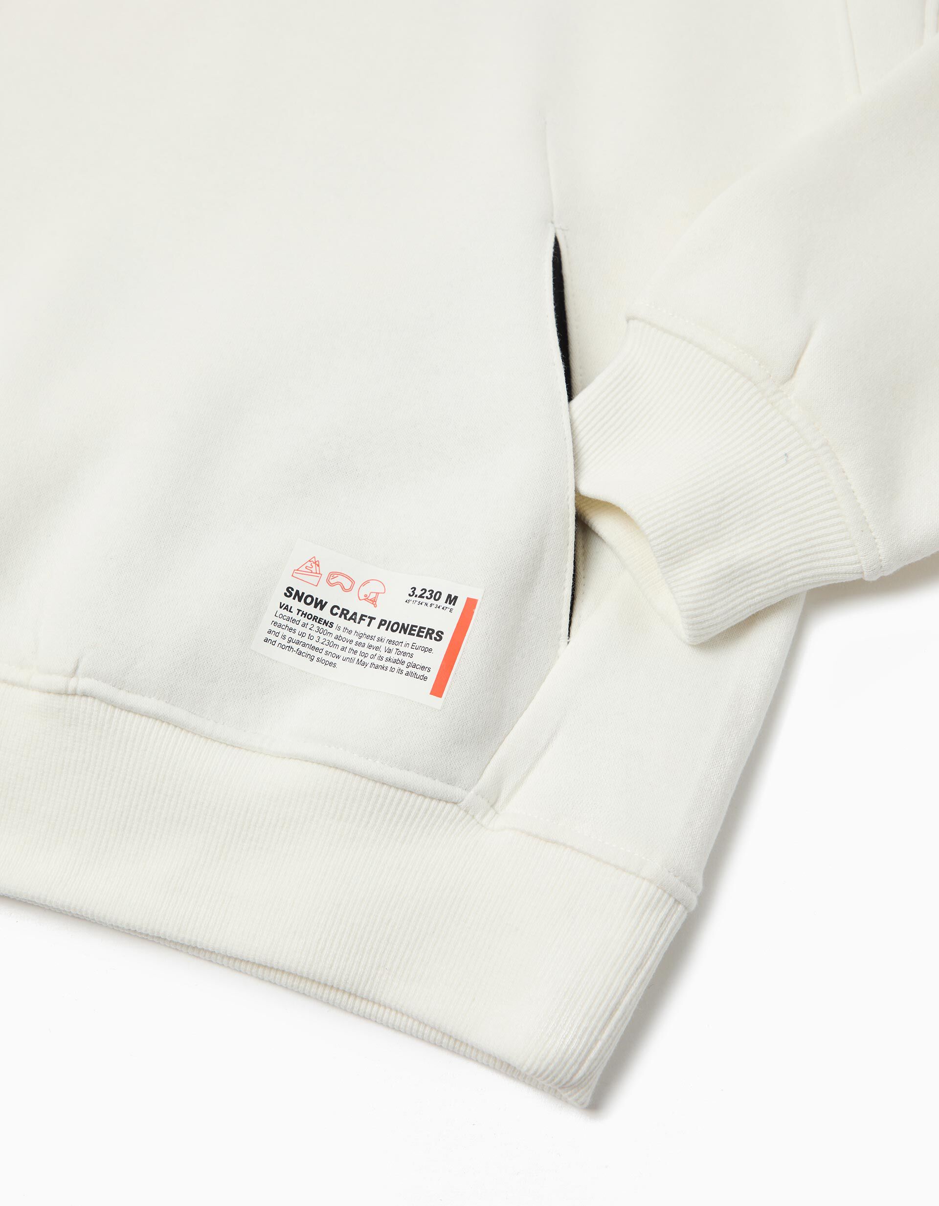 Comprar Online Sweatshirt com Capuz, Menino, Branco