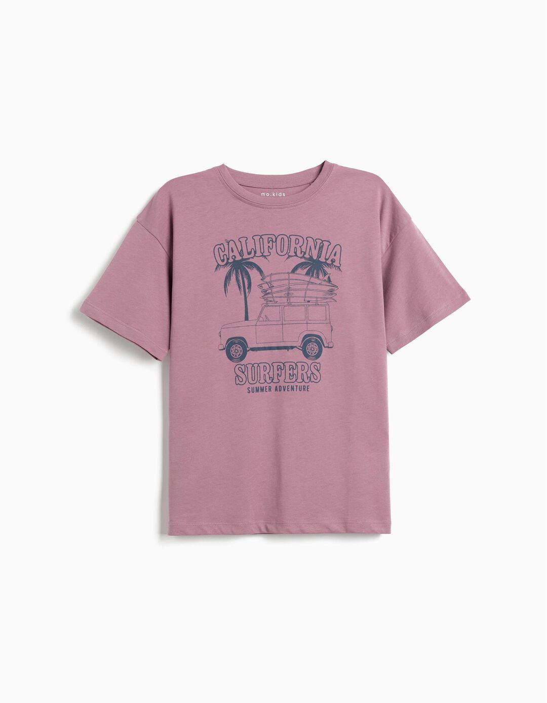 T-shirt Print, Menino, Roxo
