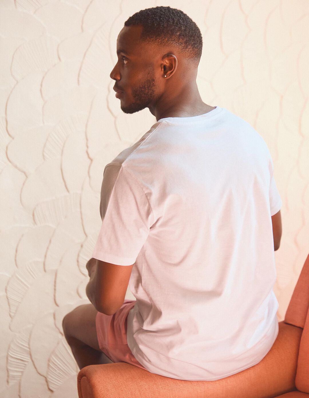 T-shirt Jersey Print, Homem, Branco