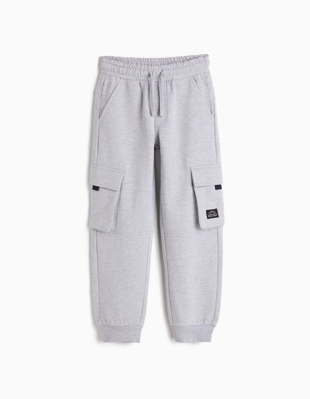 Joggers Cargo, Menino, Cinzento 